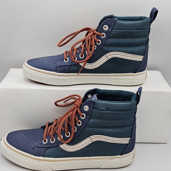 Vans sk8-hi MTE DX colorblock blue green hightop sneakers size 7 in m / 8.5 in w - Picture 16 of 16